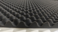 Panneaux de mousse de panneau de réduction de bruit acoustique insonorisés d'éponge de forme d'oeuf à haute densité