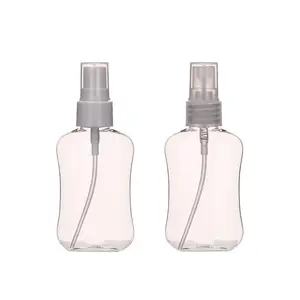 Customizável 50ml plano plástico garrafa bebê mosquito prevenção spray garrafa transparente portátil maquiagem garrafa