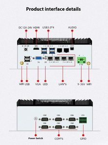 <span class=keywords><strong>Windows</strong></span> X86 mit Lüfter Mini-PC 12. Generation Intel Core Celeron Neu N97 DDR5 Industrieller Quad-Core Mini-Box-PC Anschluss an Monitor - Product Image 3