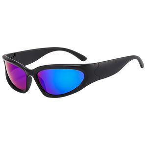 Xsy Steampunk Sunglasses Silver Pc <b>Frame</b> Polarized Uv400 Outdoor Sports Eyewear - Product Image 4
