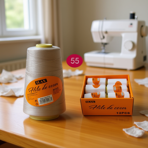 Filo da Cucito Ilan 2750 M Colore Kaki Chiaro per Macchine da Cucire - Product Image 2