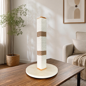FEDERAL Arbre à chat élégant en bois avec niche de couchage, griffoir et plusieurs perchoirs, mobilier pour animaux de compagnie OEM ODM - Product Image 1