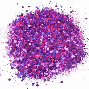 1KG Refine Quality Cosmetic Crafts Mixed Size Glitter Powder PET Chunky Glitter for Festival Decoration