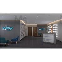 Benutzer definierte moderne Optimal Store Display Brille Showcase LED-beleuchtete Innen architektur für Brillen möbel