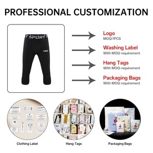 <span class=keywords><strong>Pantalones</strong></span> de running 3/4 de precio de fábrica, capri de secado rápido, capa base <span class=keywords><strong>para</strong></span> <span class=keywords><strong>yoga</strong></span> y gimnasio, ropa deportiva, <span class=keywords><strong>pantalones</strong></span> cortos de running <span class=keywords><strong>para</strong></span> <span class=keywords><strong>hombre</strong></span>, leggings de compresión - Product Image 3