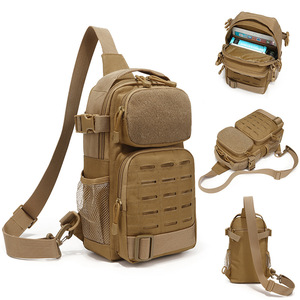 DFL7 Wholesale <b>Molle</b> Oxford Men's Chest <b>Bag</b> Tactical Assaults Backpack Best Sling Backpack - Product Image 2