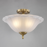 Luz de techo de vidrio esmerilado de cobre moderno Simple VH para dormitorio nórdico hogar Hotel pasillo iluminación decorativa colgante