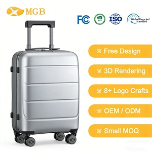 Valise à roulettes MGB OEM ODM 20 pouces en ABS rigide avec serrure TSA, roues silencieuses à 360°, grande capacité de rangement, portable pour les voyages - Product Image 1