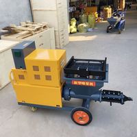 Pulvérisateur de mortier à main d'intérieur Pâte de ciment Petit pistolet de pulvérisation Machine pour murs de pulvérisation sur le toit