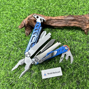 Nueva Llegada EDC Alicates Multifuncionales Plegados con Cuchillo Sierra Lima Tijera Ferro Varilla Fina Multiherramienta con Extractor de Clavos Extendido - Product Image 6