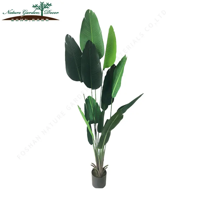 Popular Plastic Banana Tree Imitation Plants Fake Bird of Paradise