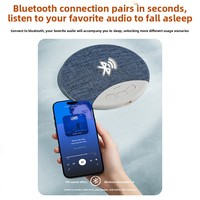 Haut-parleur de chevet sous oreiller de haute qualité avec batterie intégrée 5.3, système sonore d'aide au sommeil sans fil, design mini