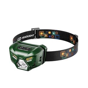 High Power Base Rechargeable 3 Watt Mini <b>Motion</b> <b>Sensor</b> <b>LED</b> Headlamp with Outdoor Camping & Hiking <b>Light</b> - Product Image 2