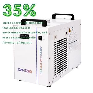 Công suất cao 0.7hp công nghiệp Máy làm lạnh nước tuần hoàn cw5200 đơn vị Hệ thống làm mát cho máy cắt laser Điều kiện Mới - Product Image 1