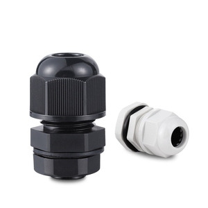 M25 IP68 Negro Blanco Nylon Impermeable Cable Prensaestopas Tuercas de bloqueo y arandela Rosca Prensaestopas - Product Image 3