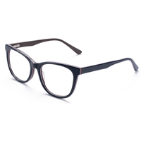 Monture de lunettes classiques œil-de-chat Elan Optical RD26002 en acétate pour femme, monture complète, vente chaude, approvisionnement direct usine
