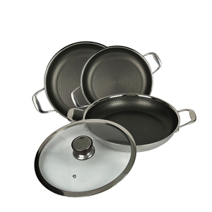 Sartén <span class=keywords><strong>de</strong></span> Acero Inoxidable <span class=keywords><strong>de</strong></span> Doble Asa, Antiadherente, <span class=keywords><strong>para</strong></span> Panqueques, Paella, Apta <span class=keywords><strong>para</strong></span> Todas las Estufas, <span class=keywords><strong>Cocina</strong></span> Casera - Product Image 1