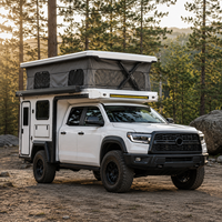 Camper Desplegable para Camioneta, Nuevo Diseño, Equipado con Toldo de 270 Grados, Camper Todoterreno Resistente para Toyota Hilux