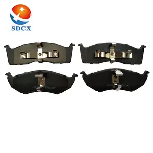 Máscaras de freio de cerâmica para chrysler dodge hawk, sdcx d591 4728124 ltd 5014527aa 04797568 oem