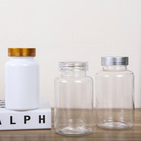 Bouteilles en plastique vides de 80ml, produits médicaux écologiques, emballage de pilules de poudre en capsule, récipients alimentaires, bouchon à déchirer, PET