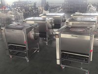 Elektrische borstelwas- en schilmachine voor wortelgewassen |   Efficiënte reinigings- en schilmachine voor industriële automatische borstelreiniging