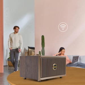 Oneder Retro Loa Bluetooth Không Dây-Gỗ Hi - Fi Âm Thanh Với Điện Thoại Đứng - Product Image 3