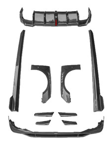 Nouveau kit carrosserie pour Audi A4S4, style CMST amélioré, en fibre de carbone : lèvre avant, jupes latérales, diffuseur, spoiler, capot, ailes - Product Image 6