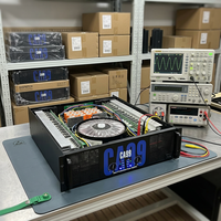 Amplificateur de puissance audio professionnel stéréo CA99 3U haute puissance 2 canaux 2500W*2 en métal, écologique, avec XLR pour les lieux de spectacle