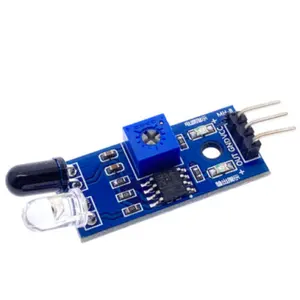 HW-201 IR MH-B Penghindar Inframerah Modul Sensor Reflektif untuk Mobil Pintar Ar Duino 3 Kabel Reflektif Fotolistrik