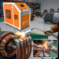 Générateur HHO manuel 7KW 380V, machine de soudage oxyhydrogène pour la découpe de bijoux, de verre et de tuyaux