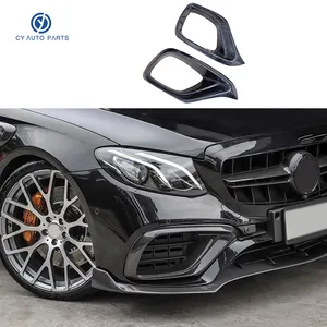 Carbon Fiber Front Bumper Vents For Mercedes Benz E63S W213 Front Air Inlet Trim Body Kit