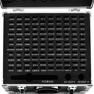 مجموعة أدوات فتح الأقفال LISHI 112 قطعة 2 في 1، أداة فك الشفرات، طقم أدوات فتح الأبواب، أدوات صناعة المفاتيح، مجموعة فك شفرات المفاتيح التلقائية TOY43 HON66 CY24 - Product Image 2