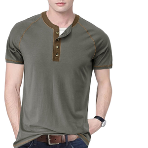Camiseta Casual de Punto para Hombre, de Poliéster/Algodón, Antibolitas, Nueva Colección Primavera Verano, Manga Corta - Product Image 1