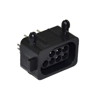 Remplacement 180 degrés 90 degrés 7 P 7 broches connecteur femelle fente pour NES 7pin noir fente prises pièces de réparation