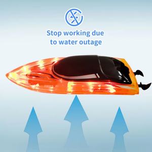 Bateau télécommandé 2.4G SJY-S13, bateau de ferry jouet pour enfants, bateau rapide 20KM/H avec lumières colorées - Product Image 6