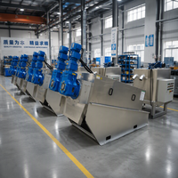 Machine de traitement de l'eau, déshydrateur automatique multi-plaques, presse à vis pour les eaux usées des usines de papier et de textiles