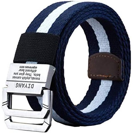 Navy White Stripe