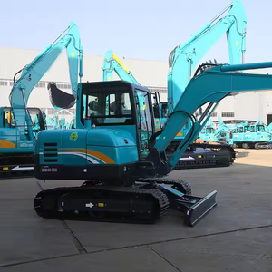 EPA/CE ISO certificato 6 Ton cabina chiusa cingolato escavatore SWE60F con attacco - Product Image 6