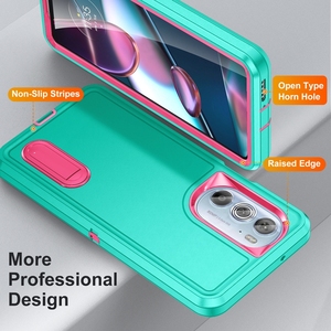Funda de teléfono móvil a prueba de golpes, carcasa rígida de cobertura completa con soporte para Motorola Edge 30 Pro G Pure G Power <span class=keywords><strong>2022</strong></span> - Product Image 2