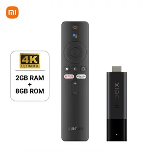 النسخة العالمية Xiaomi مي جهاز استقبال للتليفزيون 4K الروبوت 11 المحمولة تدفق وسائل الاعلام 2GB 8GB BT5.0 موصل تلفاز 2022 مي 4k جهاز استقبال للتليفزيون