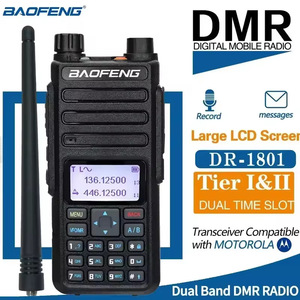 Radio numérique bidirectionnelle Baofeng DM-1801UV, radio portable DMR à double slot de temps DM1801, DR1801, fourniture directe d'usine - Product Image 3
