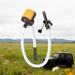 Bomba de Transferencia de Líquidos con Motor de Corriente Continua, Alimentada por Batería DC/AC y USB, 4 Adaptadores, Caudal de 3.8 GPM, Baja Presión, Compatible con OEM, Uso Automotriz - Product Image 3