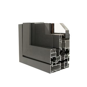 Fenêtre à battants en aluminium à rupture de pont thermique avec système de pliage double vers l'intérieur, intégrant une moustiquaire et une isolation phonique pour balcon - Product Image 5