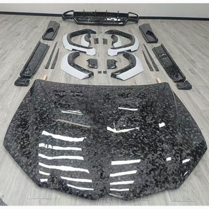 Convient pour <span class=keywords><strong>Lamborghini</strong></span> Urus S 1016 Style Carbon Fiber Front Bumper Lip Hood Rear Diffuser Wide Wheel Arch Body Kit - Product Image 3