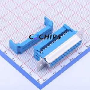 X0825FT7BL1 D-Sub/VGA Connector Connector ( Connector Type: Standard D-Sub )( Gender: Female )( Total Number of PINs: 25P ) - Product Image 1