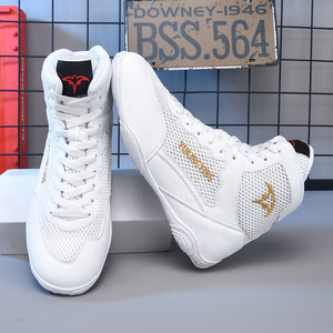 Botas de Boxeo Personalizadas con Logotipo 2026, Venta al Por Mayor, Calzado Deportivo Profesional para Entrenamiento, Levantamiento de Pesas y Powerlifting para Hombre - Product Image 4