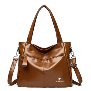 New Designer Fashion Handbag Women Large Capacity Tote Ladies Hand <b>Bags</b> <b>Soft</b> PU <b>Leather</b> and Handbags New Elegant Shoulder <b>Bag</b> - Product Image 5