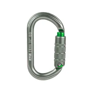 عالية الجودة على شكل حرف O الألومنيوم قفل تسلق أرجوحة تسلق carabiner