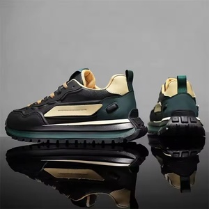 Zapatillas Casuales de Cuero Genuino para Hombre, Estilo Skateboard, Antideslizantes, Desodorantes, con Amortiguación - Product Image 5