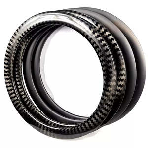 Llanta de carbono para <span class=keywords><strong>bicicleta</strong></span> de carretera/gravel 700C, llanta de carbono profunda de 32/35/39/45/55 mm, llanta de disco clincher tubeless de 30 mm de ancho - Product Image 1